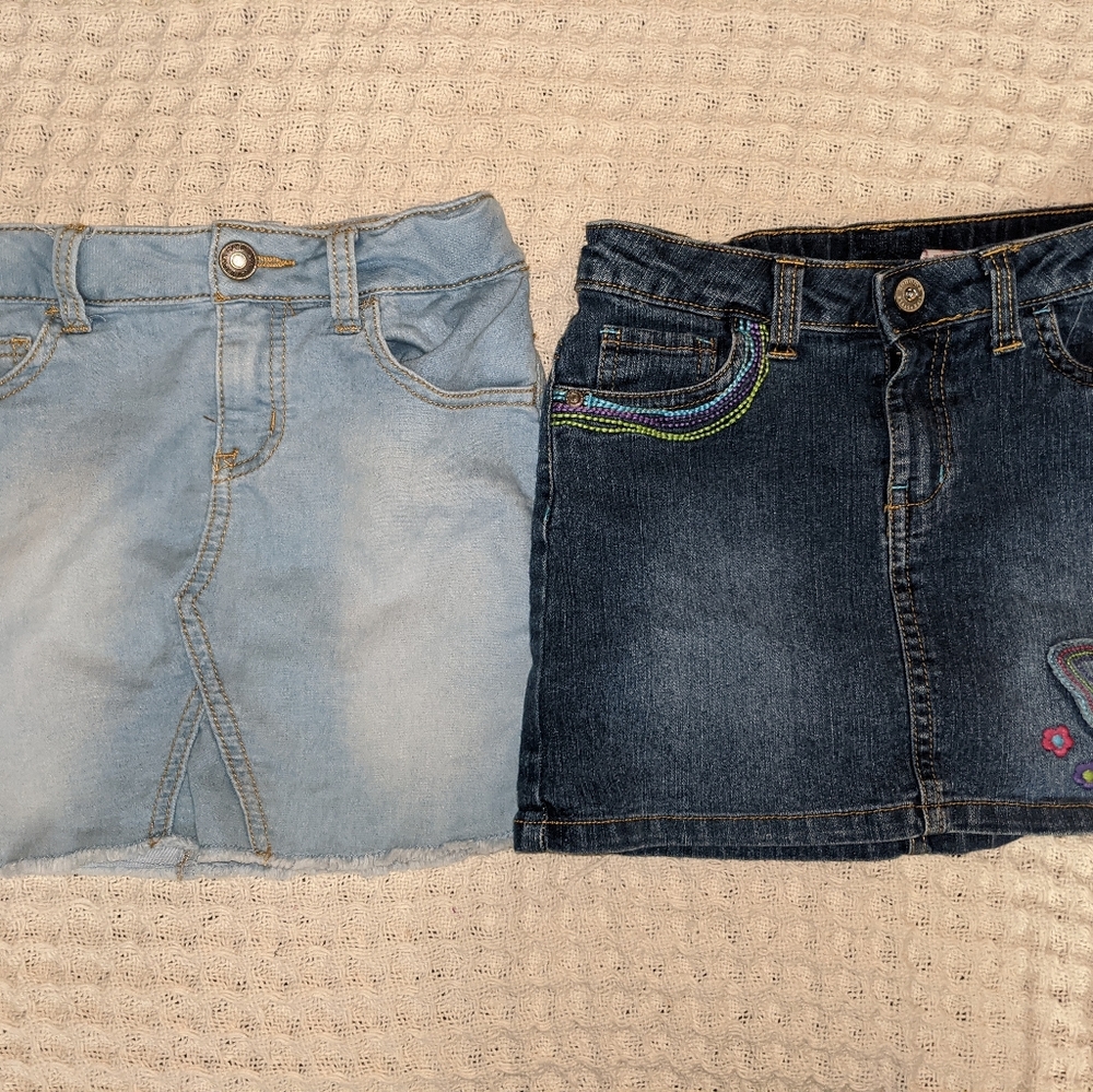 Jean skirts size 6